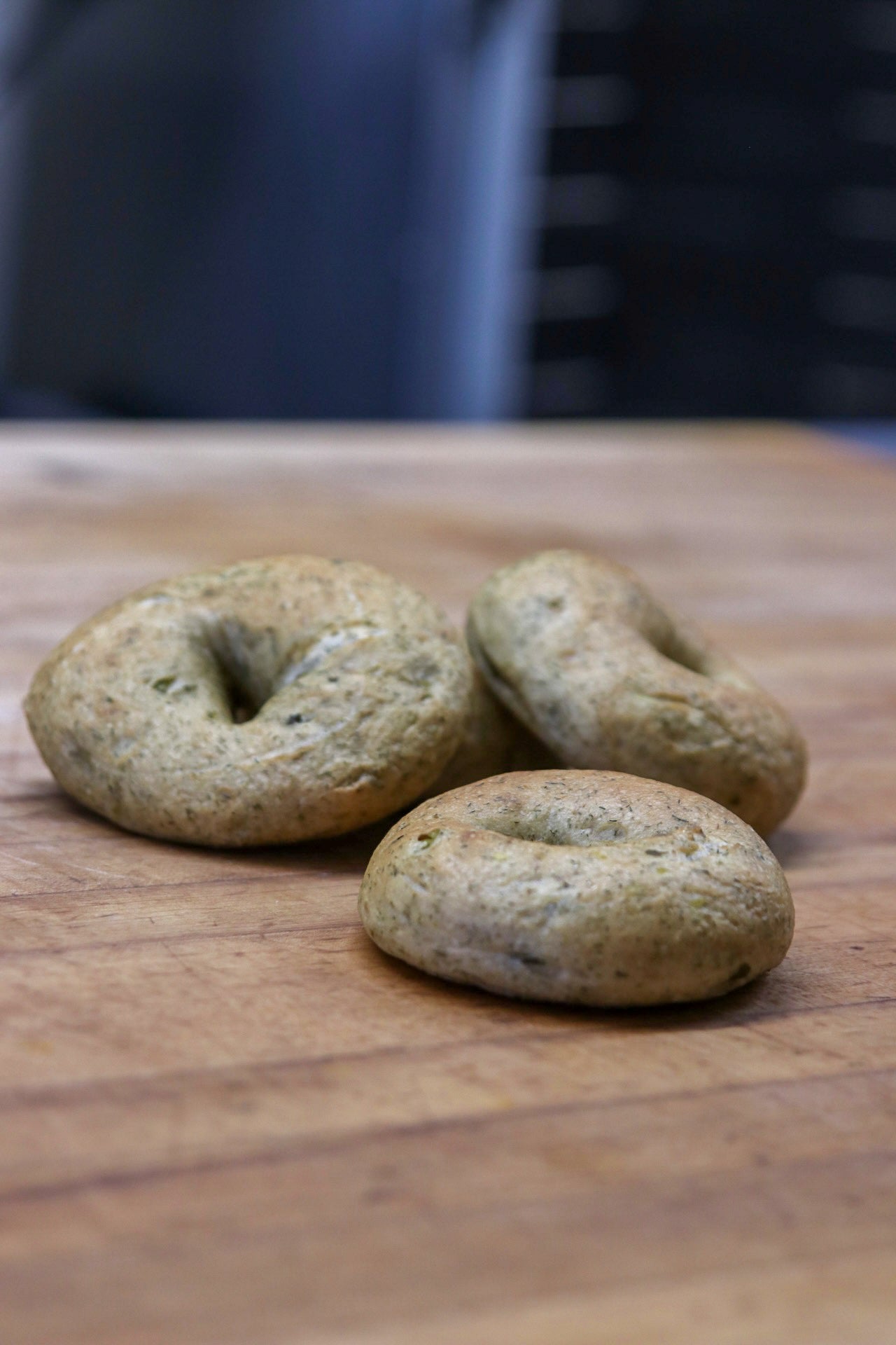 Dill pickle bagels