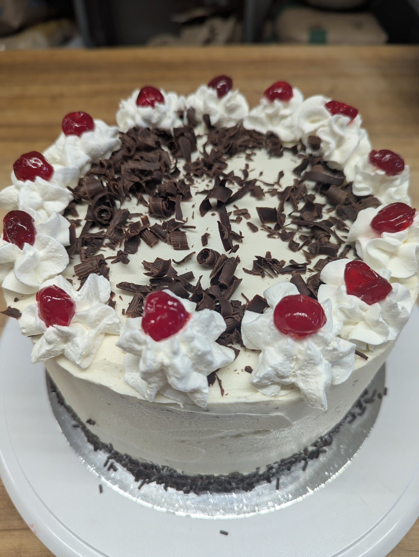 8" black forest cake