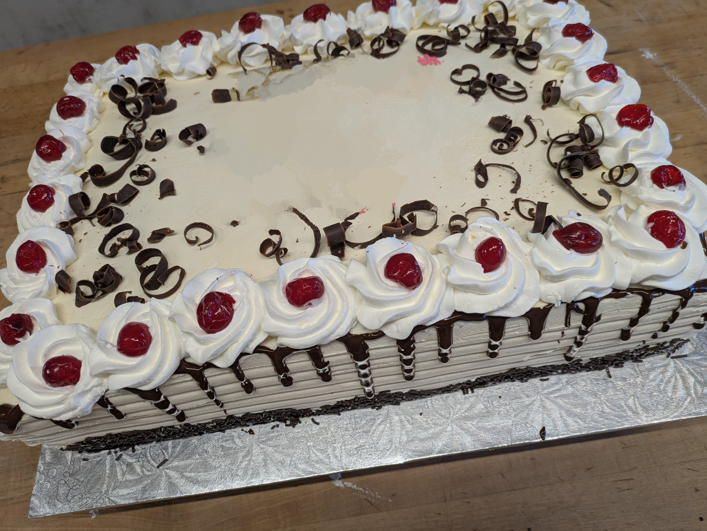 Half slab cake