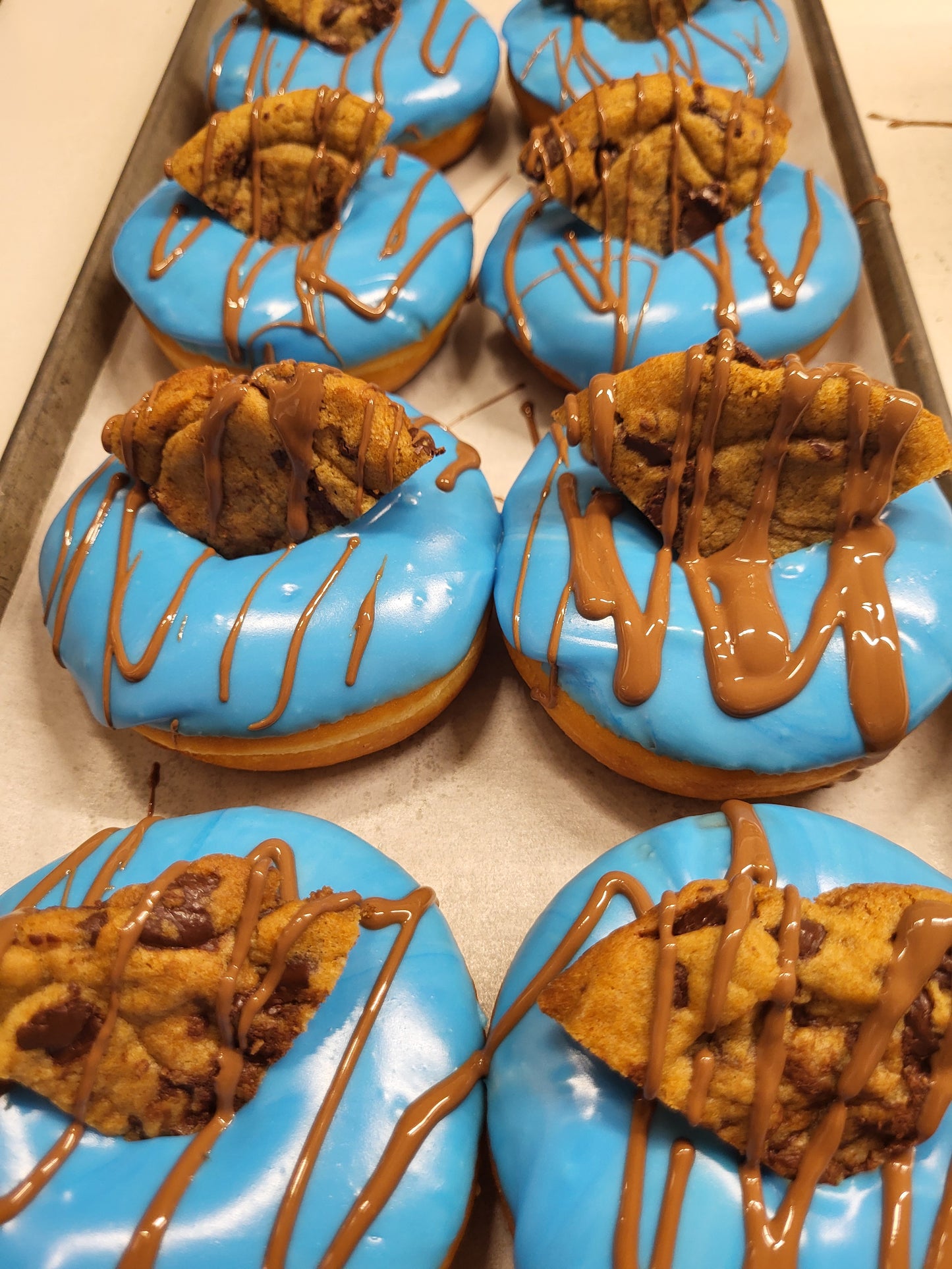 cookie monster donut