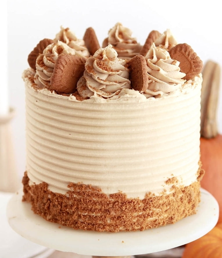 8" Pumpkin Spiced Biscoff Cake