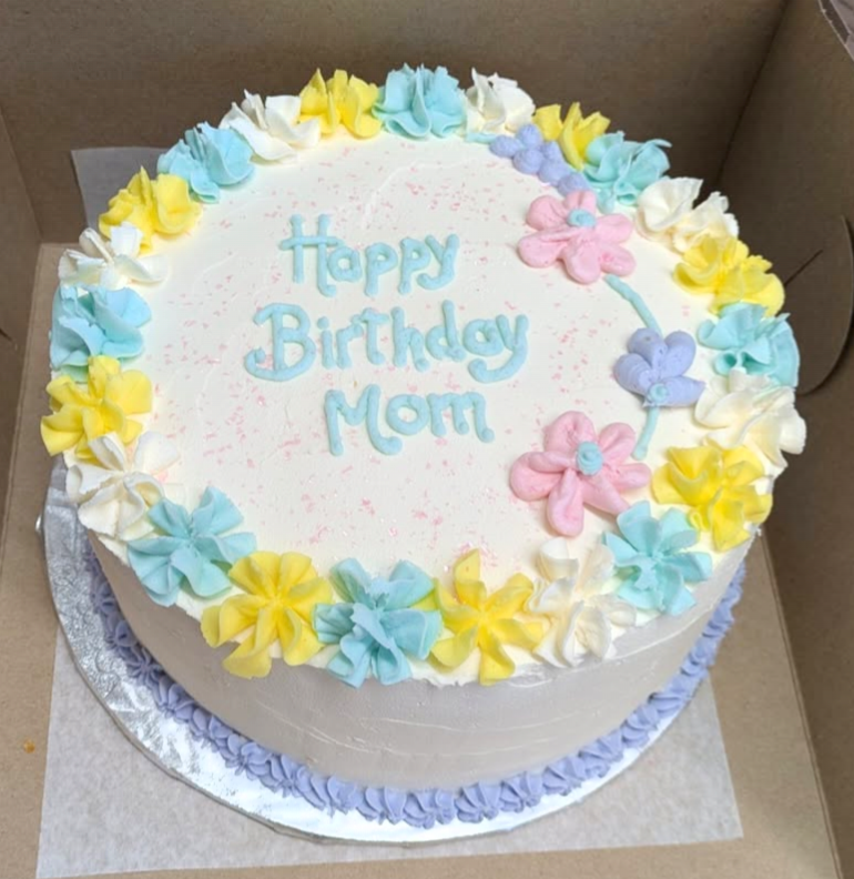 8" cake