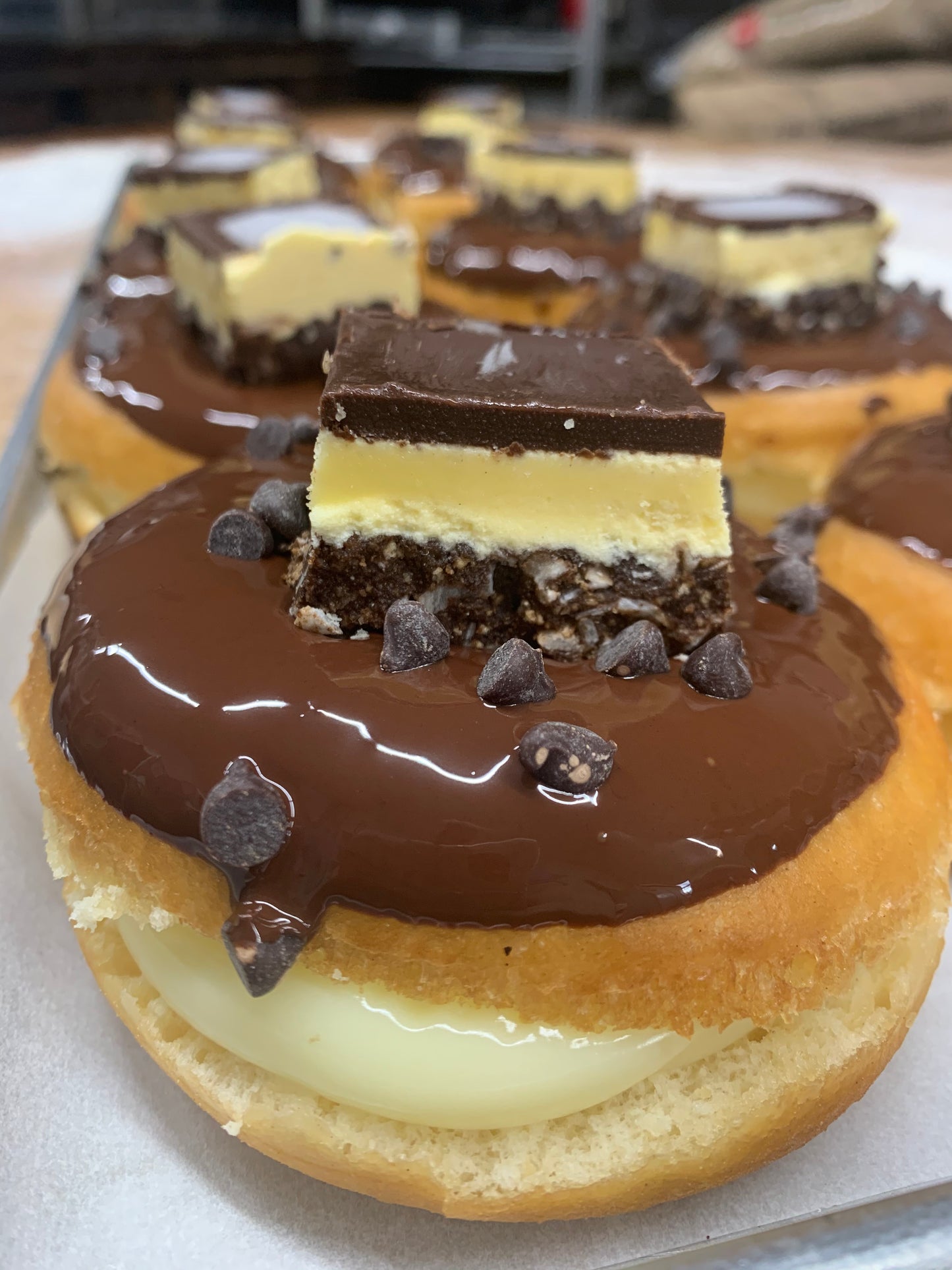 Nanaimo bar  donut