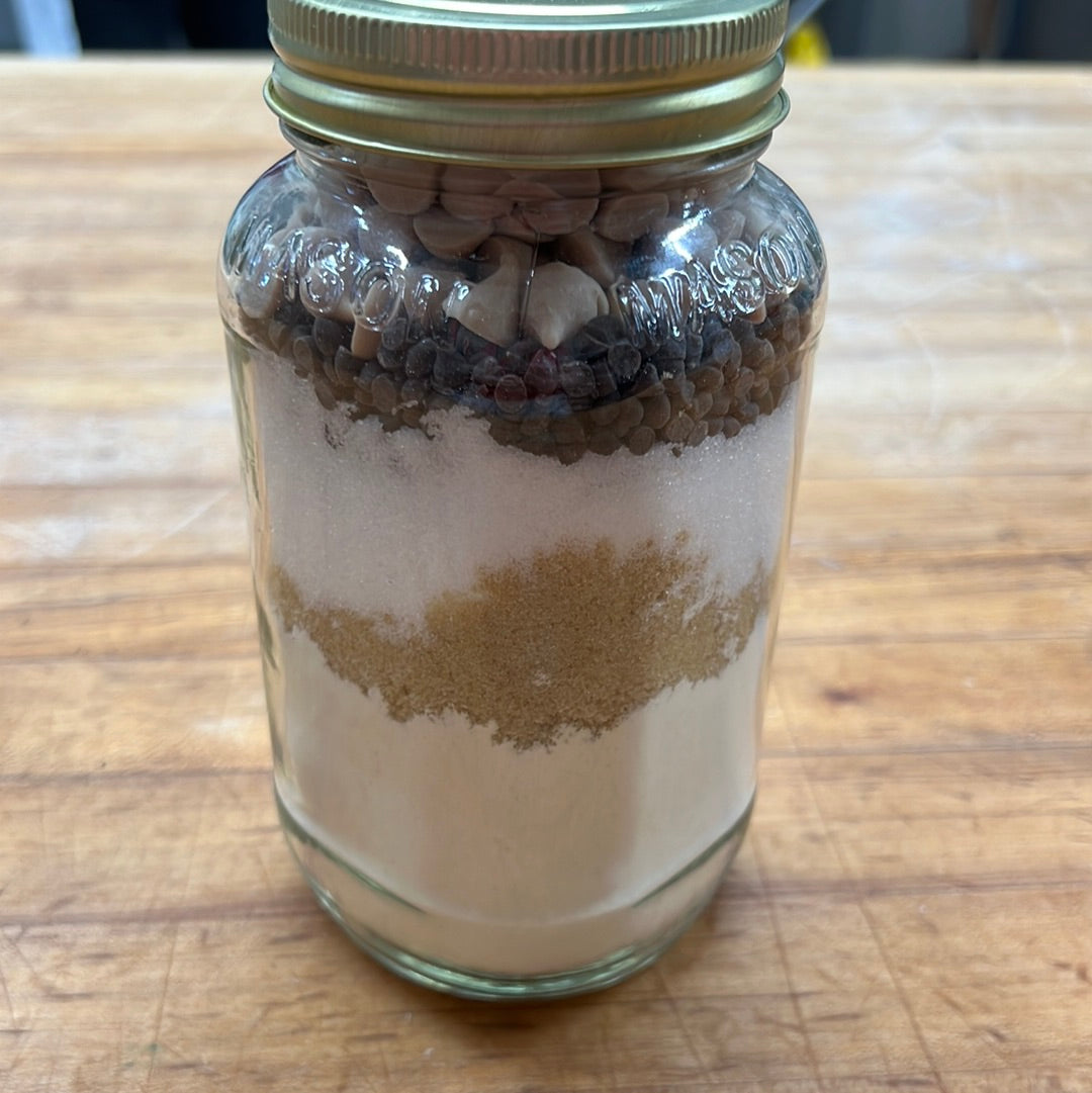 Salted caramel chocolate chip cookie jar