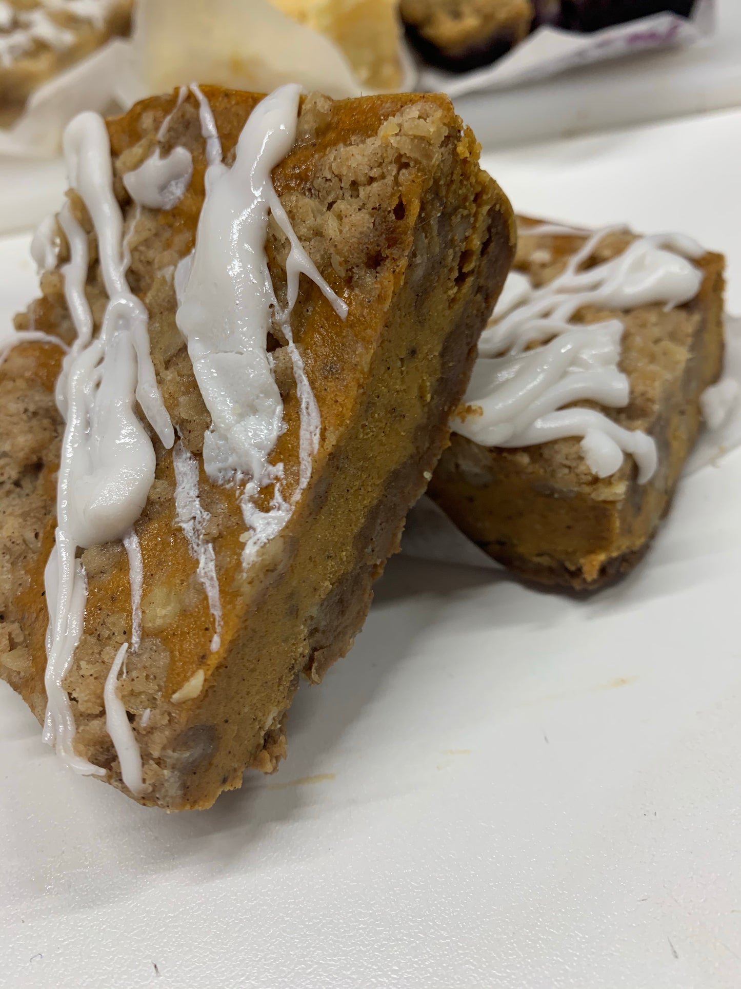 Gingersnap pumpkin bar
