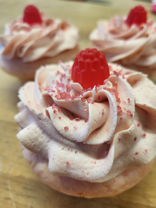 Valentine strawberry cupcake