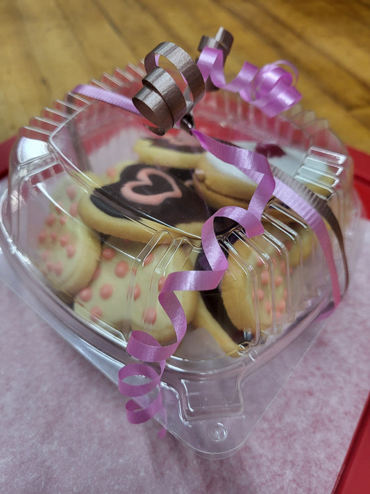Valentine cookie box
