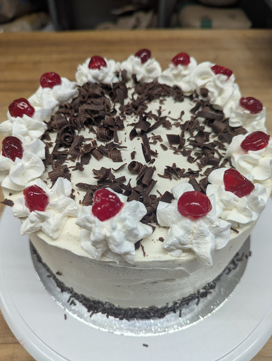 8" black forest cake