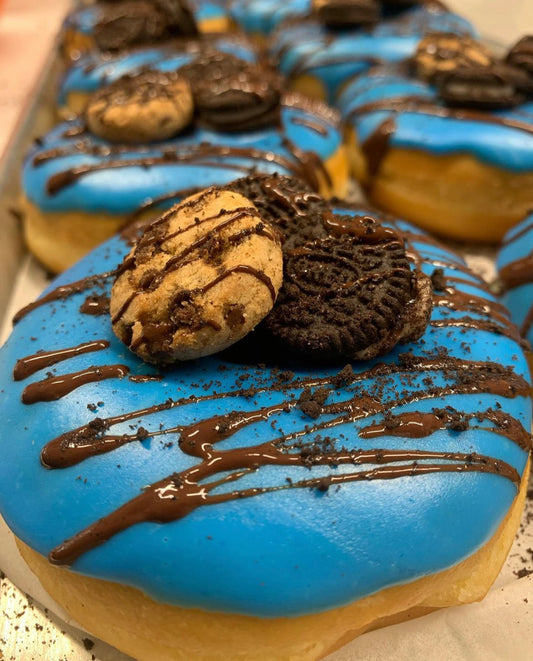 cookie monster donut