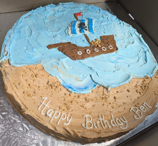 12" chocolate chip cookie cake