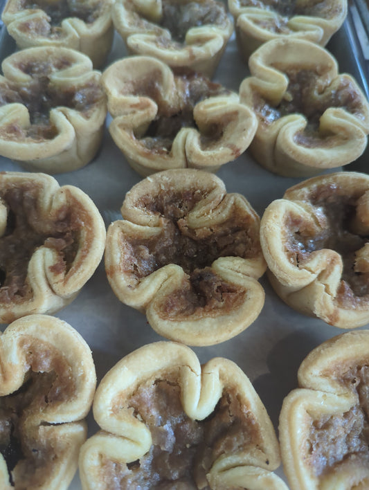 Raisin butter tart