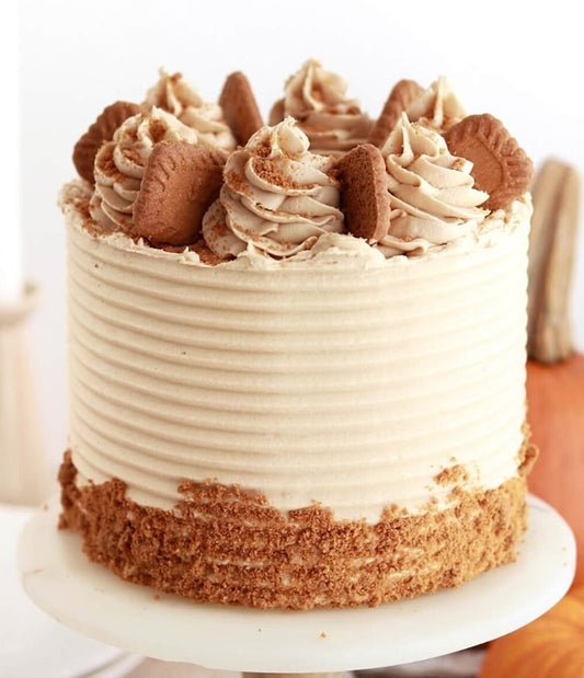 8" Pumpkin Spiced Biscoff Cake