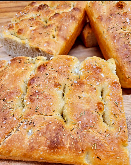 Vegan focaccia bread