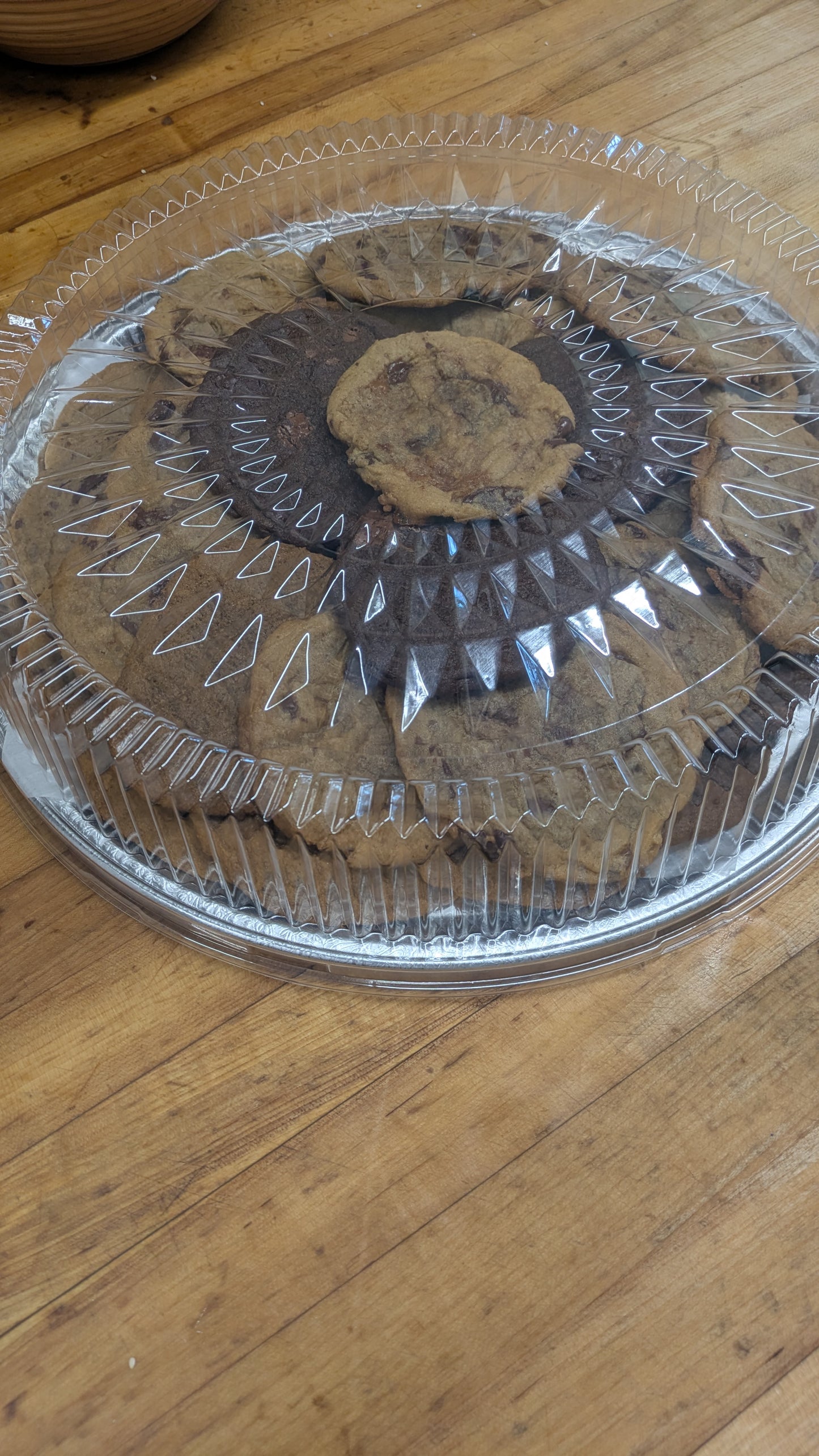 Assorted cookie platter