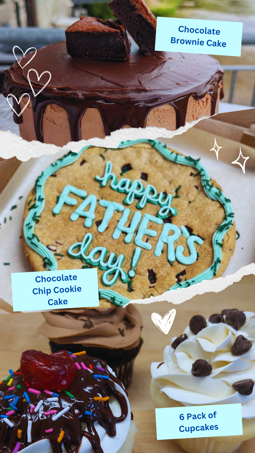 Father's Day cookie cake