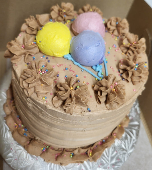 6" cake
