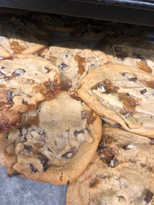 Salted caramel cookie