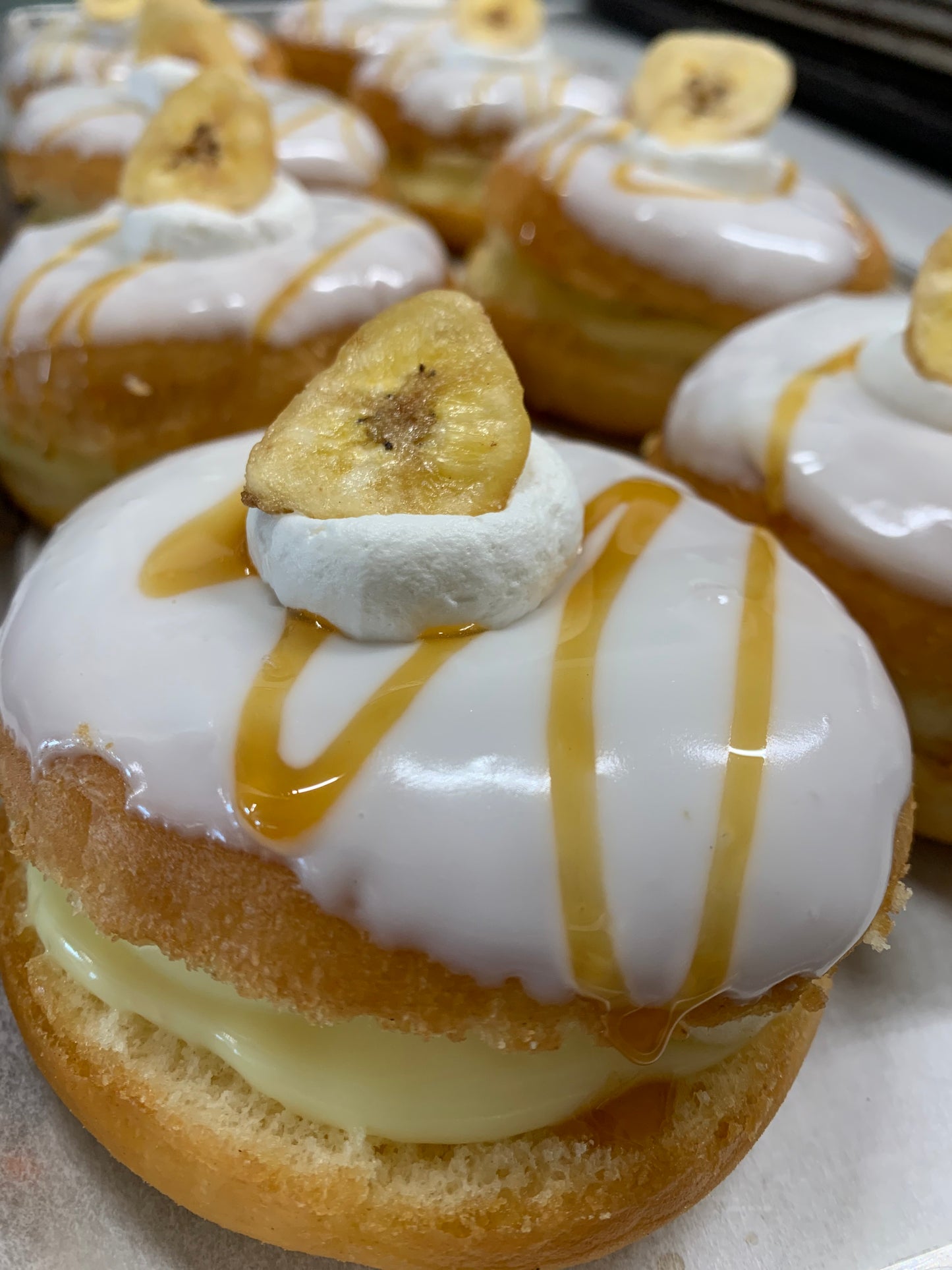 Banana Cream Donut