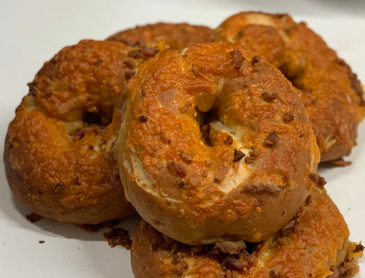 6pkg Cheese and bacon bagel - SATURDAYS ONLY!!!!!
