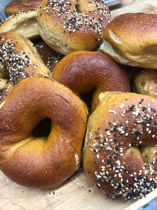 Plain bagel - 6 per package