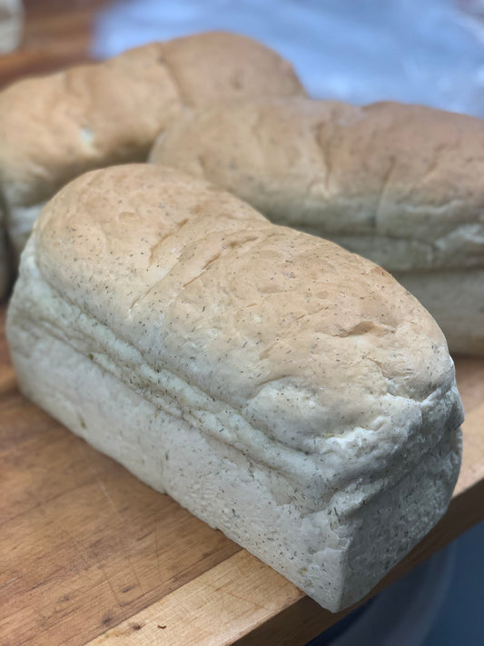 Dill pickle bread -AVAILABLE SATURDAY