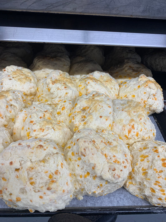 Cheese tea biscuits